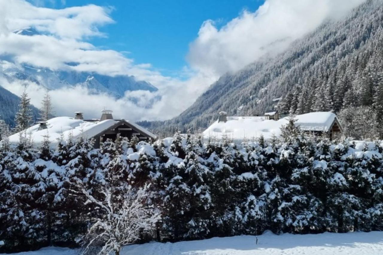 Charming Apt With Swimming Pool In Argentiere Chamonix Zewnętrze zdjęcie