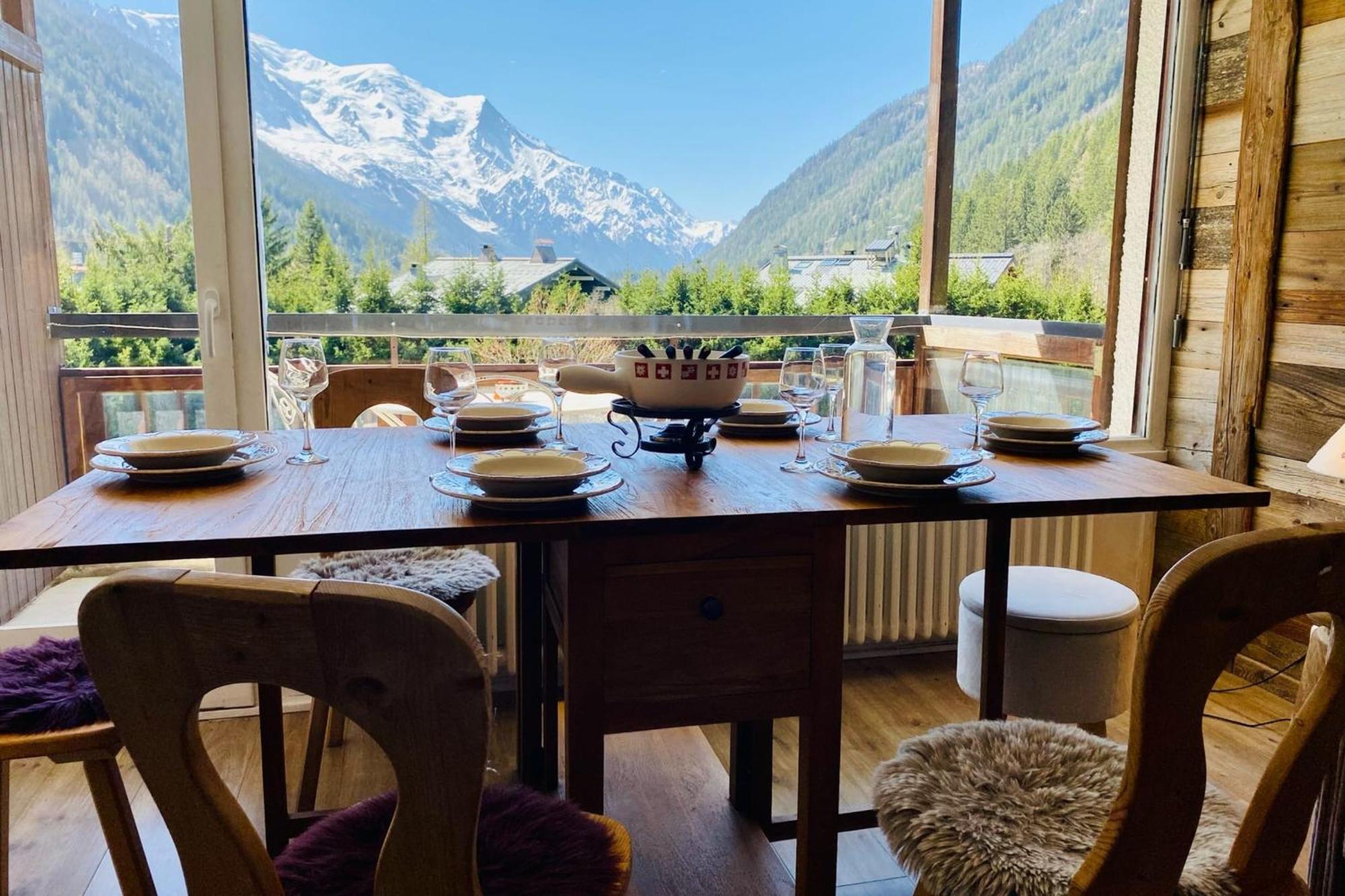 Charming Apt With Swimming Pool In Argentiere Chamonix Zewnętrze zdjęcie